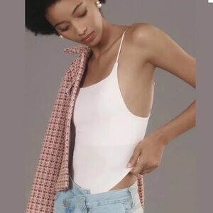 Anthropologie THE RENNA SEAMLESS SQUARE-NECK BODYSUIT